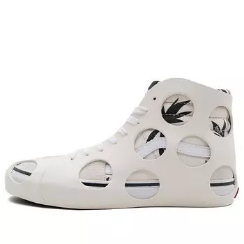 Кроссовки sk8-hi cage vlt lx 'polka dot checkered - marshmallow' Vans, белый