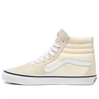 Кроссовки sk8-hi 'classic white' Vans, бежевый