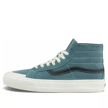 Кроссовки sk8-hi decon sf green/black Vans, зеленый