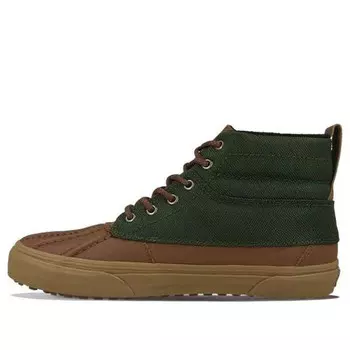 Кроссовки sk8-hi del pato mte 'kombu green tortoise shell' Vans, зеленый