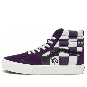 Кроссовки sk8-hi filmore hi butterfly checkerboard sneakers 'black white multi' Vans, черный