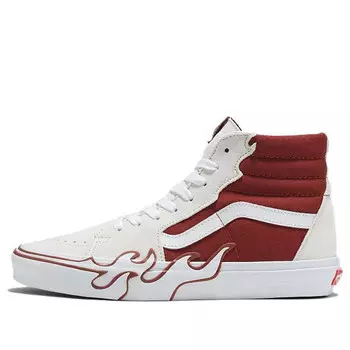 Кроссовки sk8-hi 'flame white tawny port' Vans, мультиколор