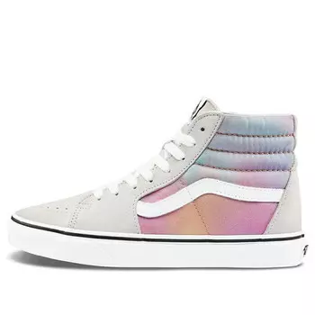 Кроссовки sk8-hi grey 'gray pink blue' Vans, серый