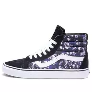 Кроссовки sk8-hi high top 'black purple' Vans, черный