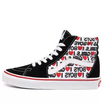 Кроссовки sk8-hi 'i heart' Vans, черный