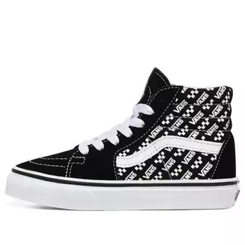 Кроссовки sk8-hi kids black/white Vans, черный