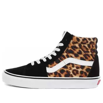 Кроссовки sk8-hi 'leopard' Vans, мультиколор