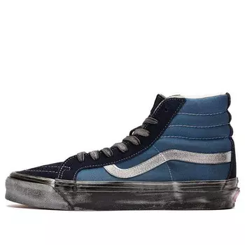 Кроссовки sk8 hi lx og 'stressed navy' Vans, черный