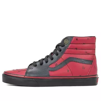 Кроссовки sk8-hi marvel deadpool 'black red' Vans, черный