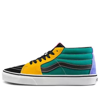 Кроссовки sk8-hi mid 'cadmium yellow tidepoo' Vans, желтый