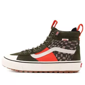 Кроссовки sk8-hi mte-2 'green white red' Vans, зеленый