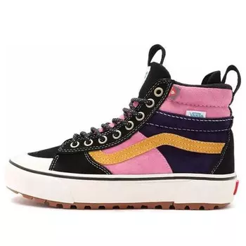Кроссовки sk8-hi mte-2 high-top sneakers pink/black Vans, розовый