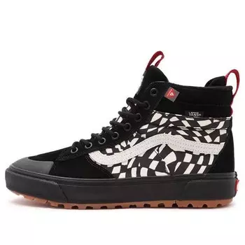 Кроссовки sk8-hi mte-2 'warp checkerboard' Vans, черный