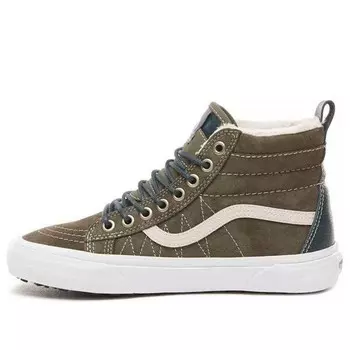 Кроссовки sk8-hi mte 'dusty olive' Vans, зеленый