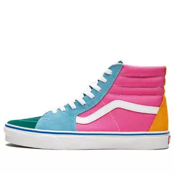 Кроссовки sk8-hi 'multi-color' Vans, розовый
