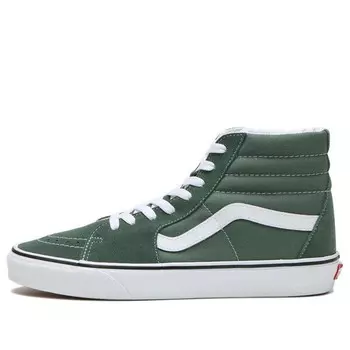 Кроссовки sk8-hi 'olive green' Vans, зеленый