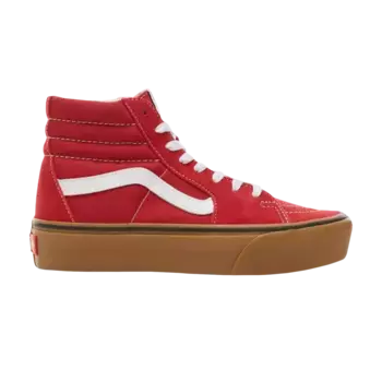 Кроссовки Sk8-Hi Platform 2.0 Vans, красный