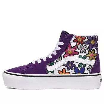 Кроссовки sk8-hi platform 2 'glitter daisies' Vans, фиолетовый
