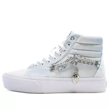 Кроссовки sk8-hi platform 2 'light blue white' Vans, голубой
