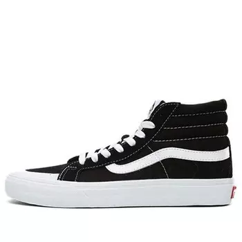 Кроссовки sk8-hi reissue 138 'black white' Vans, черный