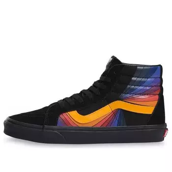 Кроссовки sk8-hi reissue 'refract - black' Vans, черный
