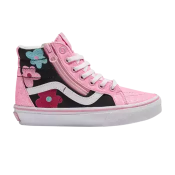 Кроссовки Sk8-Hi Reissue Side Zip Kids, цвет Glitter - Flower Power