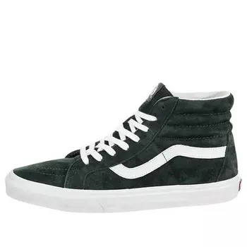Кроссовки sk8-hi reissue suede 'darkest spruce' Vans, зеленый