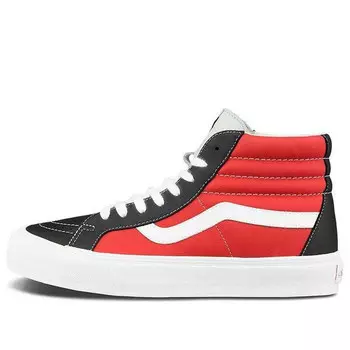 Кроссовки sk8-hi reissue vlt lx 'black orange' Vans, черный