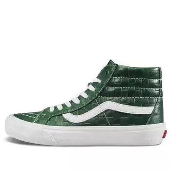 Кроссовки sk8-hi reissue vlt lx 'white green' Vans, белый