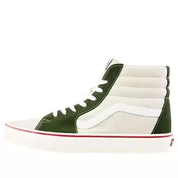 Кроссовки sk8-hi 'retro sport - marshmallow kombu green' Vans, белый