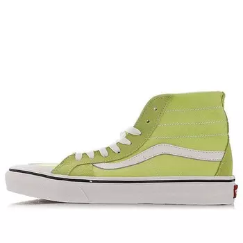 Кроссовки sk8-hi 'sharp green' Vans, белый