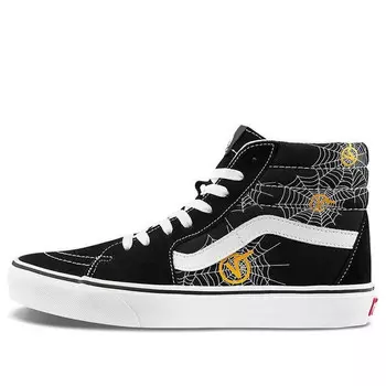 Кроссовки sk8-hi shoes black/white/yellow Vans, черный