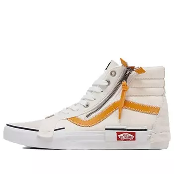 Кроссовки sk8-hi shoes white/yellow Vans, белый