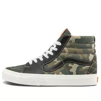 Кроссовки sk8-hi sneakers green Vans, черный