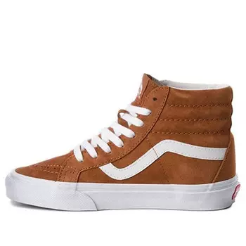Кроссовки sk8-hi suede 'brown' Vans, коричневый