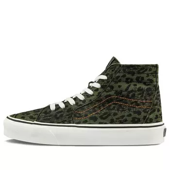Кроссовки sk8-hi tapered 'anaheim factory - leopard camo' Vans, зеленый