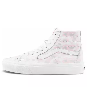 Кроссовки sk8-hi tapered shoes pink/white Vans, розовый