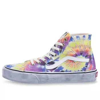 Кроссовки sk8-hi 'washed - tie dye' Vans, фиолетовый