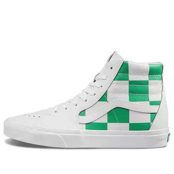 Кроссовки sk8-hi white green Vans, белый