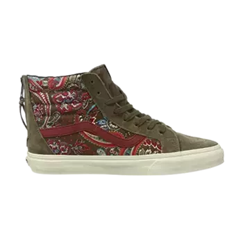 Кроссовки Sk8-Hi Zip CA Vans, зеленый