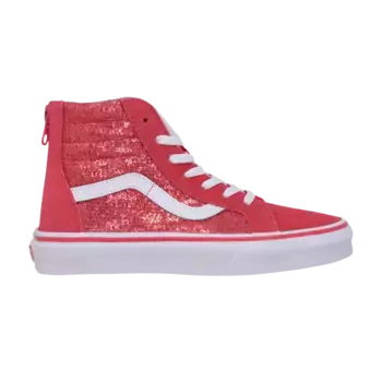 Кроссовки Sk8-Hi Zip Kids Vans, розовый