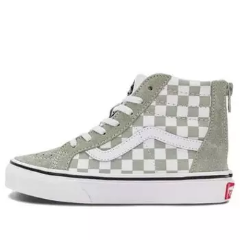 Кроссовки sk8-hi zip shoes 'olive' Vans, зеленый