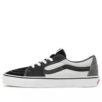 Кроссовки sk8-low 'color block - drizzle white' Vans, черный
