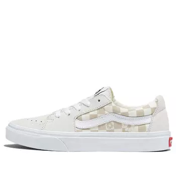 Кроссовки sk8-low floral check 'white' Vans, белый