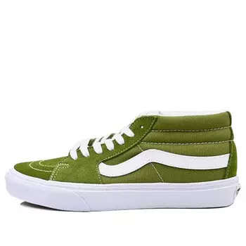 Кроссовки sk8 mid green army green Vans, зеленый