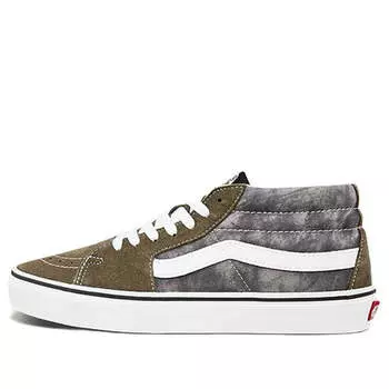 Кроссовки sk8-mid grey/brown Vans, серый