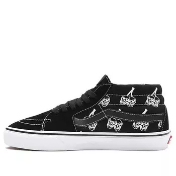 Кроссовки sk8-mid (new varsity) black Vans, черный