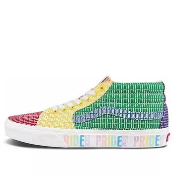 Кроссовки sk8-mid 'pride' Vans, красный