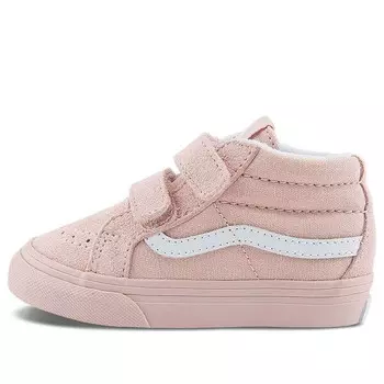 Кроссовки sk8-mid reissue pastel mono shoes 'rose pink' Vans, розовый