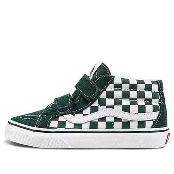 Кроссовки sk8-mid reissue sneakers k green/white Vans, зеленый